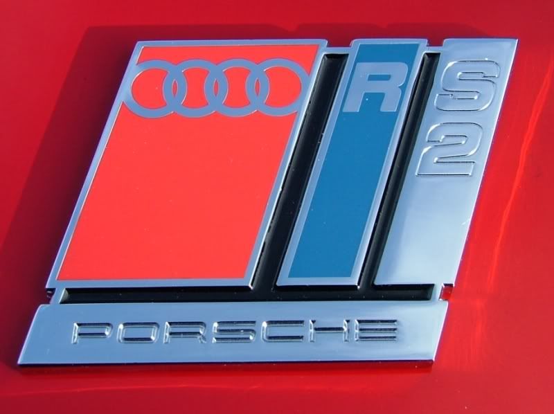 RS2 Badges & Keyrings = Next Project. S2Forum The Audi S2 Community